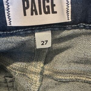 Paige jeans size 27 worn once